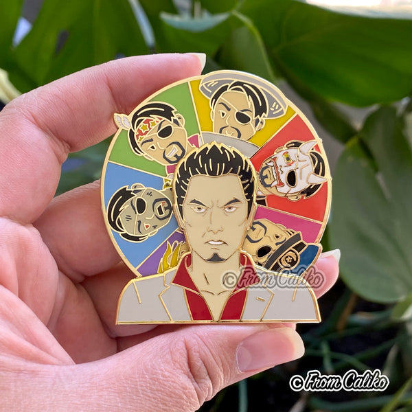 Yakuza - Majima Everywhere Enamel Pin