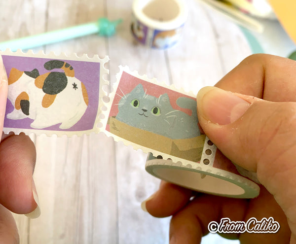 Chonky Cat Stamp Washi Tape