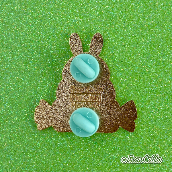 Patreon 2019 - Chonky White Rabbit Candy Enamel Pin
