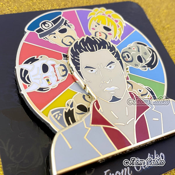 Yakuza - Majima Everywhere Enamel Pin