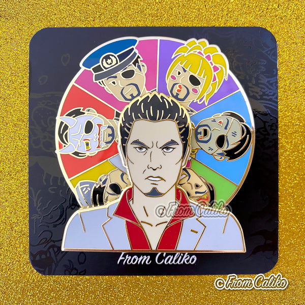 Yakuza - Majima Everywhere Enamel Pin