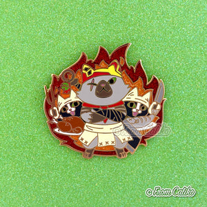 Monster Hunter - Meowscular Enamel Pin