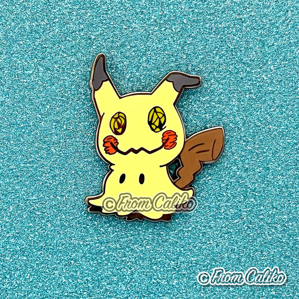 Shiny Mimikyu Dyed Enamel Pin – Star⭑Salts