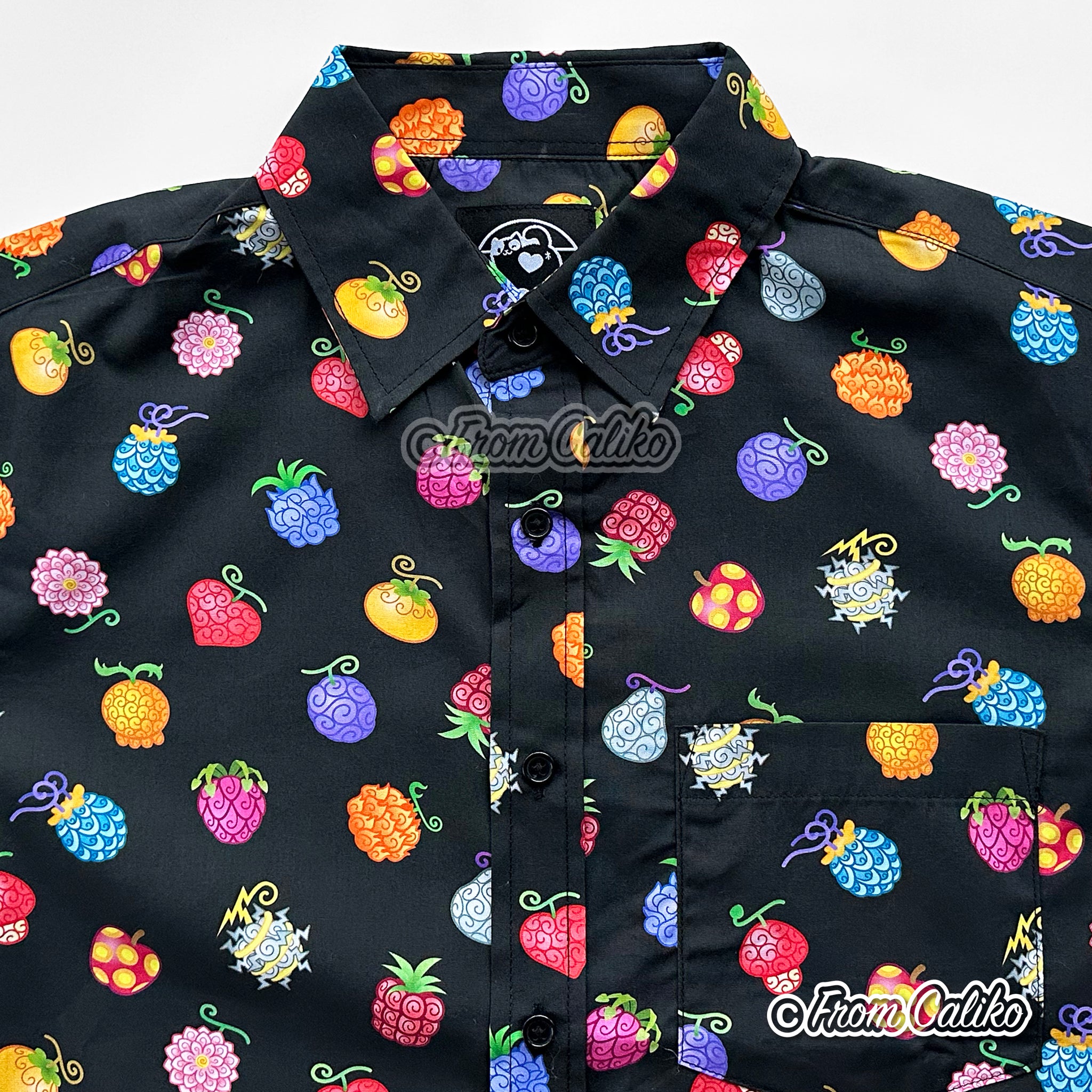 Single Piece of Demon Fruit Button Up Shirt – FromCaliko
