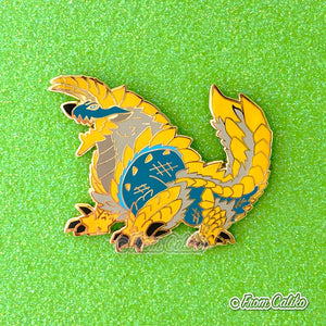 Monster Hunter - Zinogre Enamel Pin