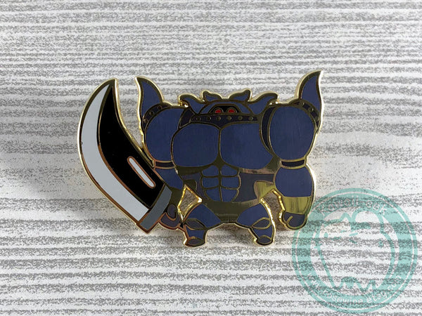 Final Fantasy Monster Enamel Pins - Marlboro Behemoth Flan Bomb Iron Giant