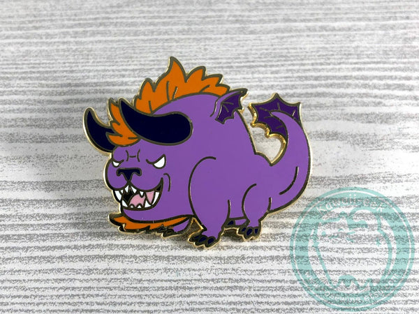 Final Fantasy Monster Enamel Pins - Marlboro Behemoth Flan Bomb Iron Giant