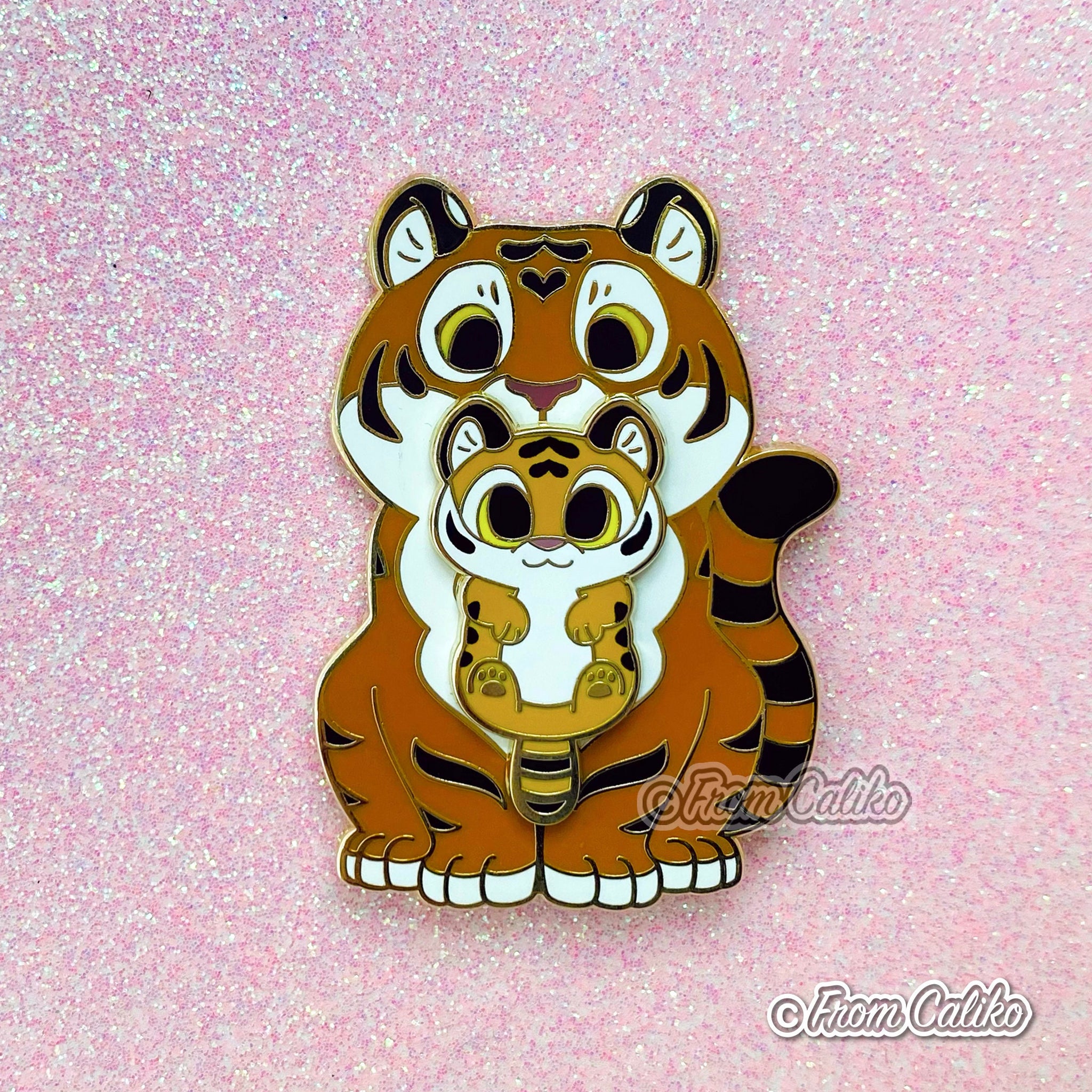 Mama Tiger - Tiger Hard Enamel Pin Tiger Mom