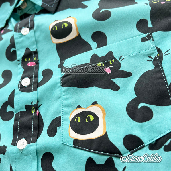 Void Cat Button Up Shirt