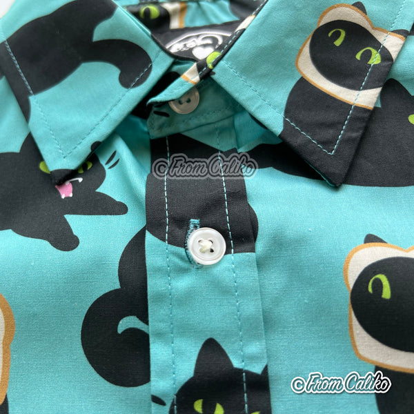 Void Cat Button Up Shirt